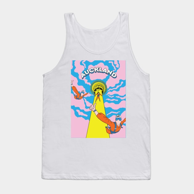 Auckland - Sky is the Limit Tank Top by rjartworks